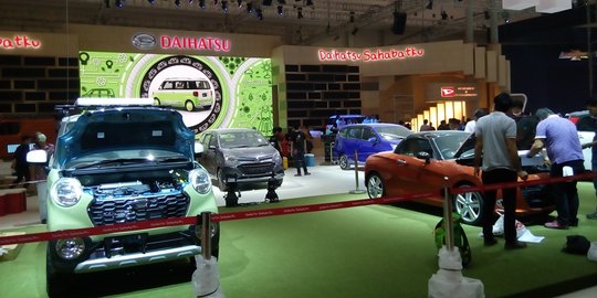 Booth Daihatsu, Honda, dan Suzuki sudah rampung di H-2 GIIAS 2016