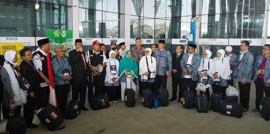 Disambut Dubes Arab Saudi, Kloter 1 tiba di Bandara Madinah