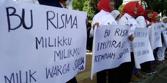 Aliansi Perempuan Jatim tuntut janji Risma tuntaskan pimpin Surabaya