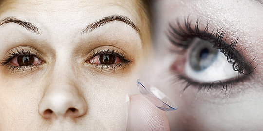6 Hal mengerikan yang terjadi saat tidur menggunakan lensa kontak