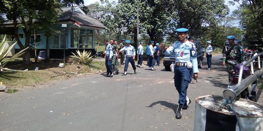 Konflik lahan berujung perusakan pos jaga TNI AU di Malang