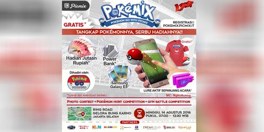 Tangkap dan adu Pokemon bareng PicMix di acara Pokemix