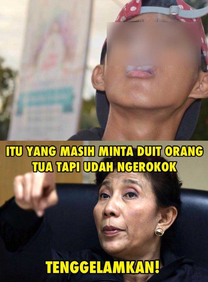 Meme lucu siswa pukul guru, isinya nyelekit  merdeka.com