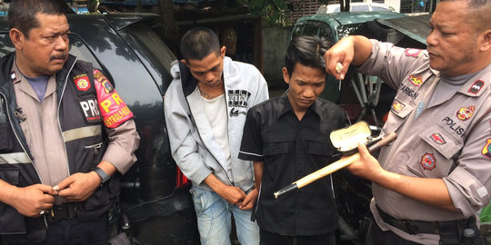 Periksa listrik warga Medan, polisi tangkap dua pemuda sedang nyabu