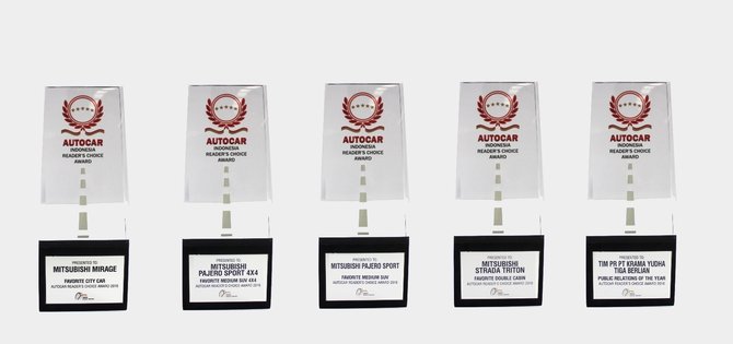 award yang diterima ktb mitsubishi di ajang arca 2016