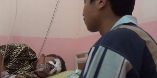 Hidung Dasrul dioperasi karena patah dihajar murid dan orang tua