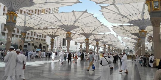 Madinah panas menyengat, jemaah diminta selalu sedia semprotan wajah