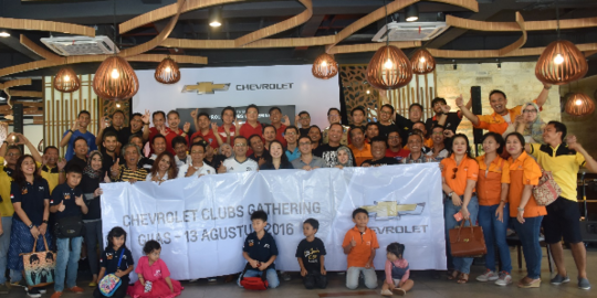 Chevrolet rangkul dan apresiasi komunikasi di acara gathering