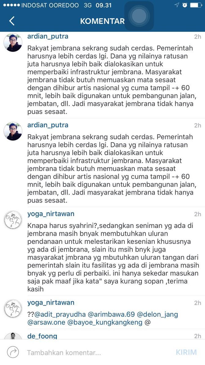 netizen protes syahrini