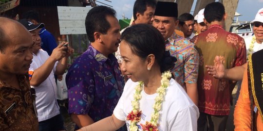 Menteri Rini ikuti jalan sehat 'BUMN hadir untuk negeri'