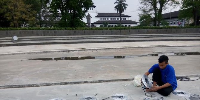 Sudah direvitalisasi, Lapangan Gasibu akan dipakai upacara 