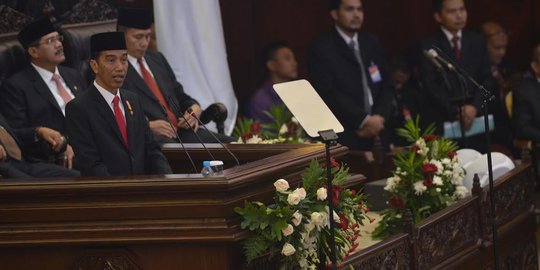 Di sidang tahunan, Jokowi puji kinerja DPR