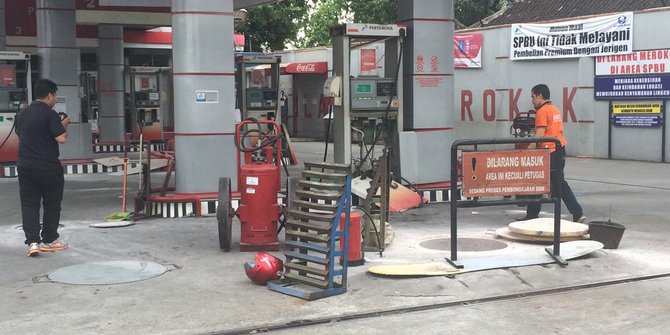 SPBU Balapan Solo meledak, 2 karyawan dilarikan ke rumah 