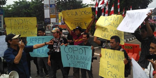 Jurnalis Bogor tuntut anggota TNI AU aniaya pewarta diadili