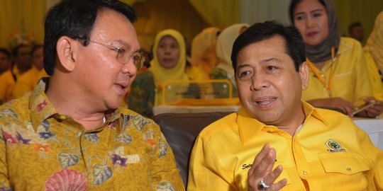 Setnov mengaku bersyukur jika PDIP pasangkan lagi Ahok & Djarot