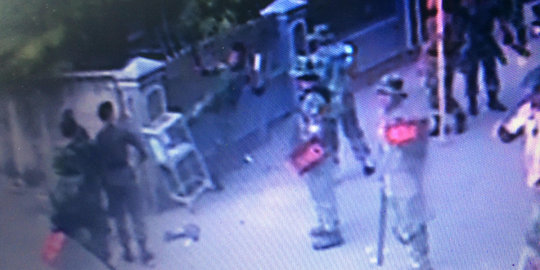 Keberingasan TNI AU di Medan terekam CCTV, kotak infak pun dirusak