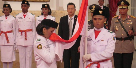 Bendera Pusaka dikirab dari Monas ke Istana Merdeka