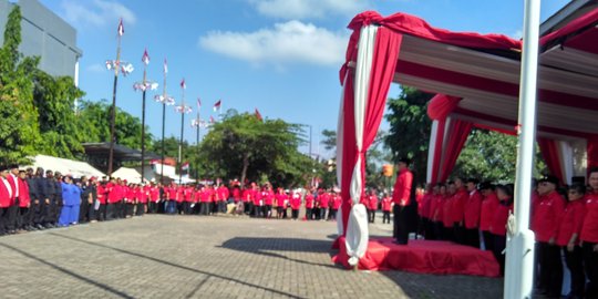 Peringatan HUT RI ke-71 di DPP PDIP tanpa kehadiran Megawati