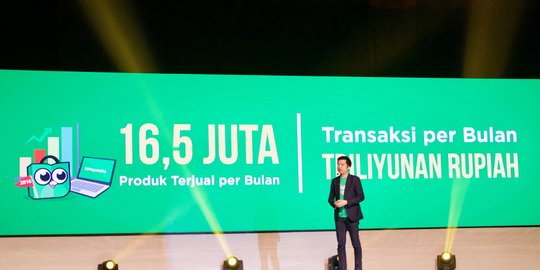 Transaksi di Tokopedia per bulan mencapai triliunan rupiah