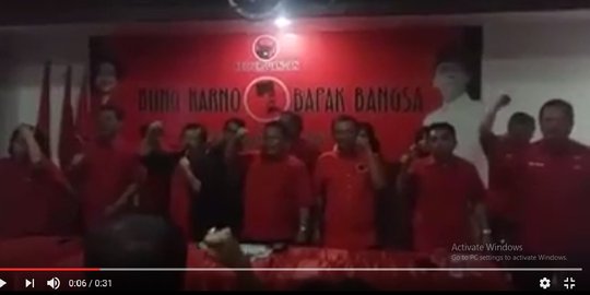 Ahok soal video PDIP: Lagunya aku dengar enak, kayak pantun gitu ya