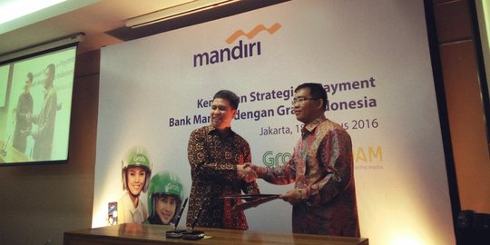 Bank Mandiri dan Grab hadirkan layanan antar produk e-commerce