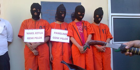 Kerap begal di Palembang, Panglima & anak buah 'Geng Pelor' diciduk