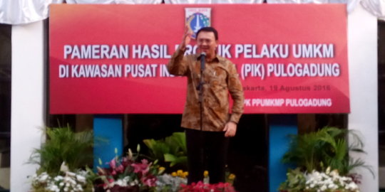 Buka pameran UMKM, Ahok malah cerita soal pejabat tak suka dirinya