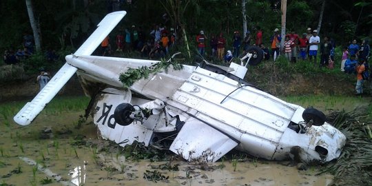 Cerita petani nyaris tertabrak kecelakaan pesawat di Tasikmalaya