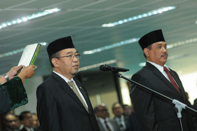 jokowi hadiri pelantikan ketua bpk