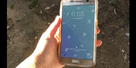 Hilang di danau berjam-jam, Samsung Galaxy S7 ditemukan 'selamat'