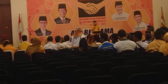Plh Ketum Hanura pidato, peserta deklarasi Cagub Banten bubar