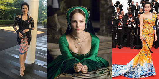 Anggunnya para selebriti dalam balutan busana tradisional