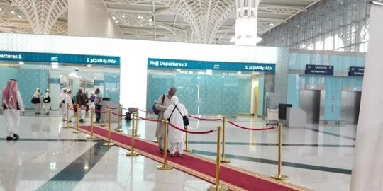 Begini cara Bandara AMAA Madinah sambut jemaah haji