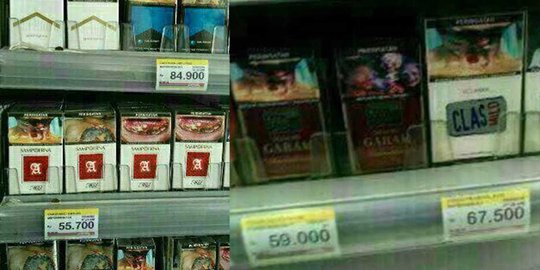 Foto harga rokok di minimarket sudah jadi Rp 50.000 hoax!