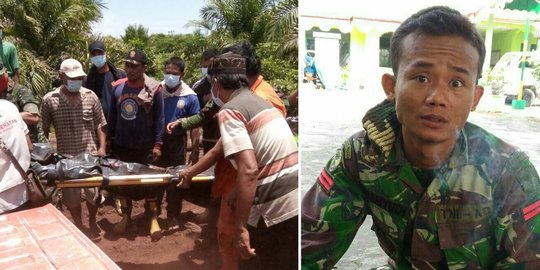 Pratu Wahyudi ditemukan tewas dengan luka bakar di tubuh