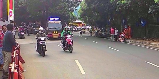 Ada granat di flyover Tendean, Gegana meluncur ke lokasi