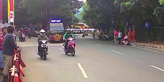 Granat nanas ditemukan di dekat flyover Tendean sudah dibawa Polda