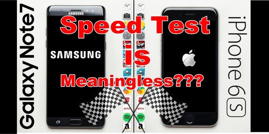 Ini alasan tes kecepatan Samsung Galaxy Note 7 dan iPhone 6s sia-sia