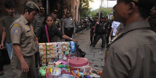 Penertiban PKL dan parkir liar di Kota Tua