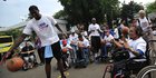 Keceriaan anak-anak disabilitas berlatih basket bersama bintang NBA