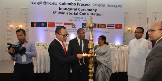 Menaker hadiri pertemuan Colombo Process di Sri Lanka