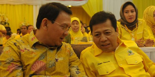 Setnov minta PDIP gabung memenangkan Ahok di Pilgub DKI