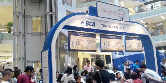 Ada cashback hingga Rp 1 juta di BCA Travel Fair 2016