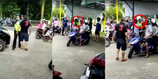Polwan hajar pemotor akhirnya dihukum komandan