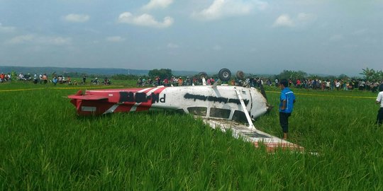 Pesawat jatuh di Cirebon diduga mati mesin di ketinggian 1.000 kaki