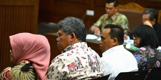 Empat pejabat penting DKI bersaksi di sidang terdakwa Sanusi