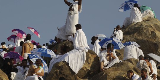 Tenda wukuf untuk jemaah haji Indonesia mulai dipasang