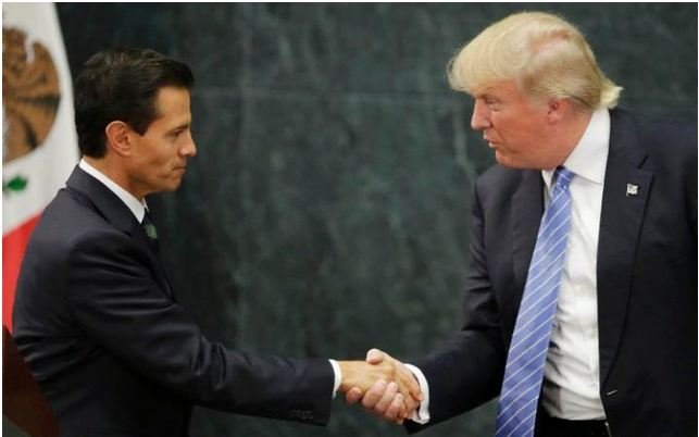 presiden meksiko enrique pena nieto dan donald trump