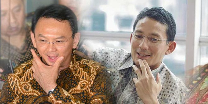 Image result for ahok sandiaga