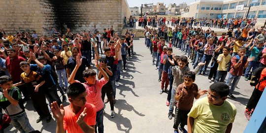 Menengok sekolah anak-anak pengungsi Palestina di Yordania